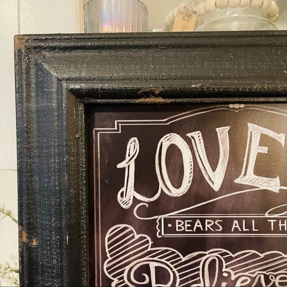 Love Themed Scripture Wall Sign - Picture 2 of 7